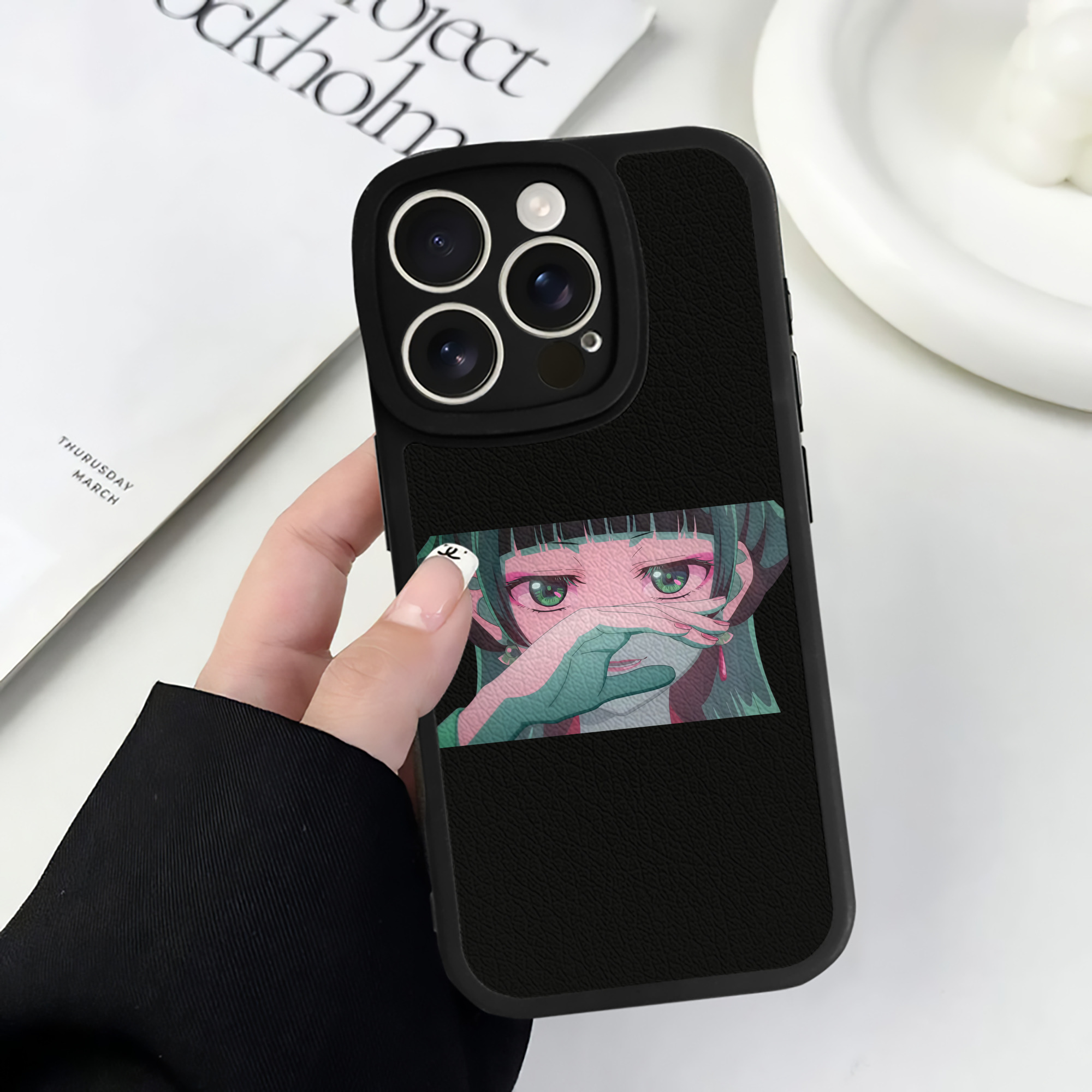 薬屋のひとりごと The Apothecary Diaries 【iPhone 16シリーズ対応】シリコンスマホケース（レザー調） 材質：シリコン